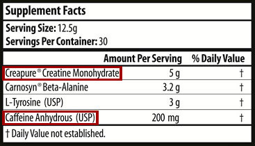 caffeine with creatine