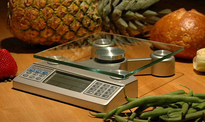 Food scale outlet calories