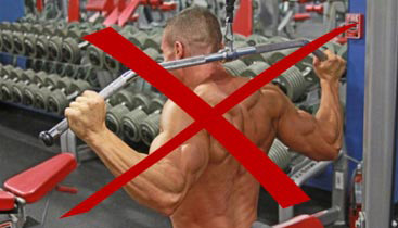 Behind The Neck Lat Pulldown Vs. In Front