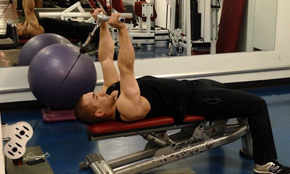 cable lying triceps extension alternative