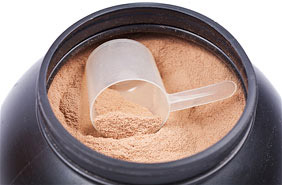 opened protein powder