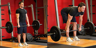 Hamstring best sale barbell workout