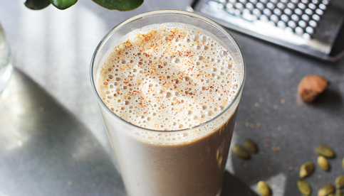 banana bread protein smoothie