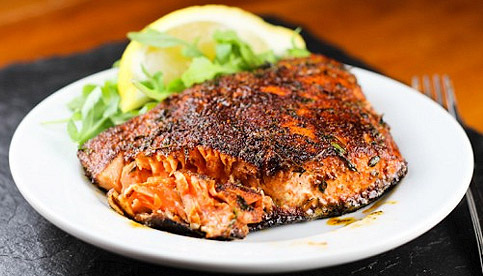 blackened salmon fillets