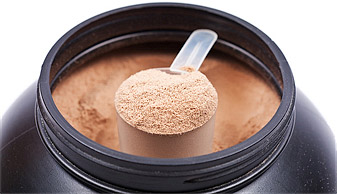 whey protein powder supplement