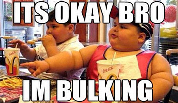 it's gonna happen when bulking who cares 